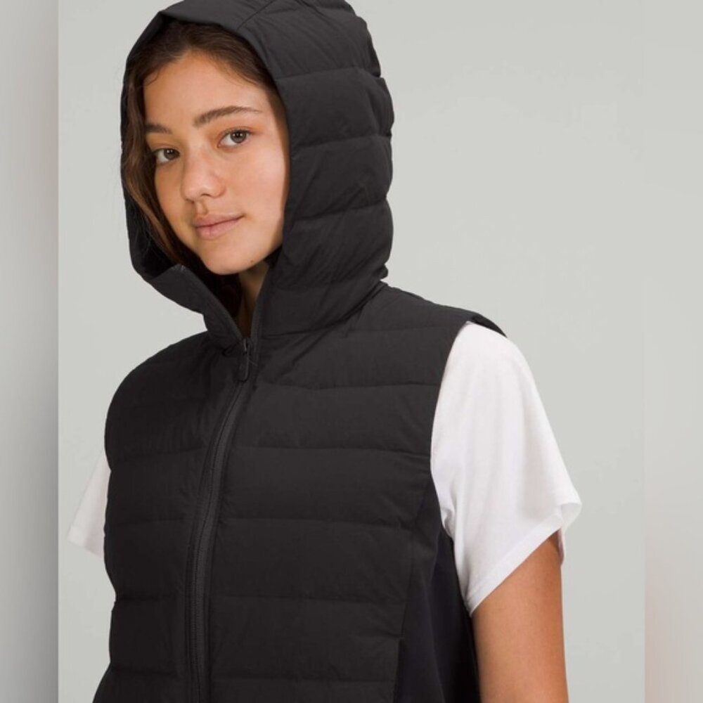 Lululemon Down & Around Vest Black Size 6 - Picture 5 of 10